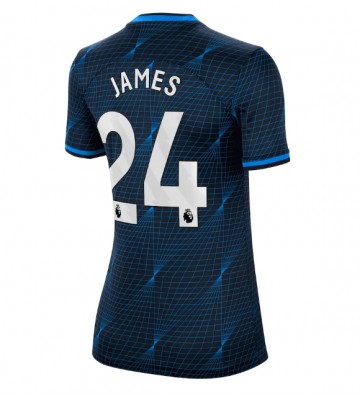 Chelsea Reece James #24 Vieraspaita Naisten 2023-24 Lyhyet Hihat